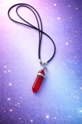 Pendentif Jade Rouge