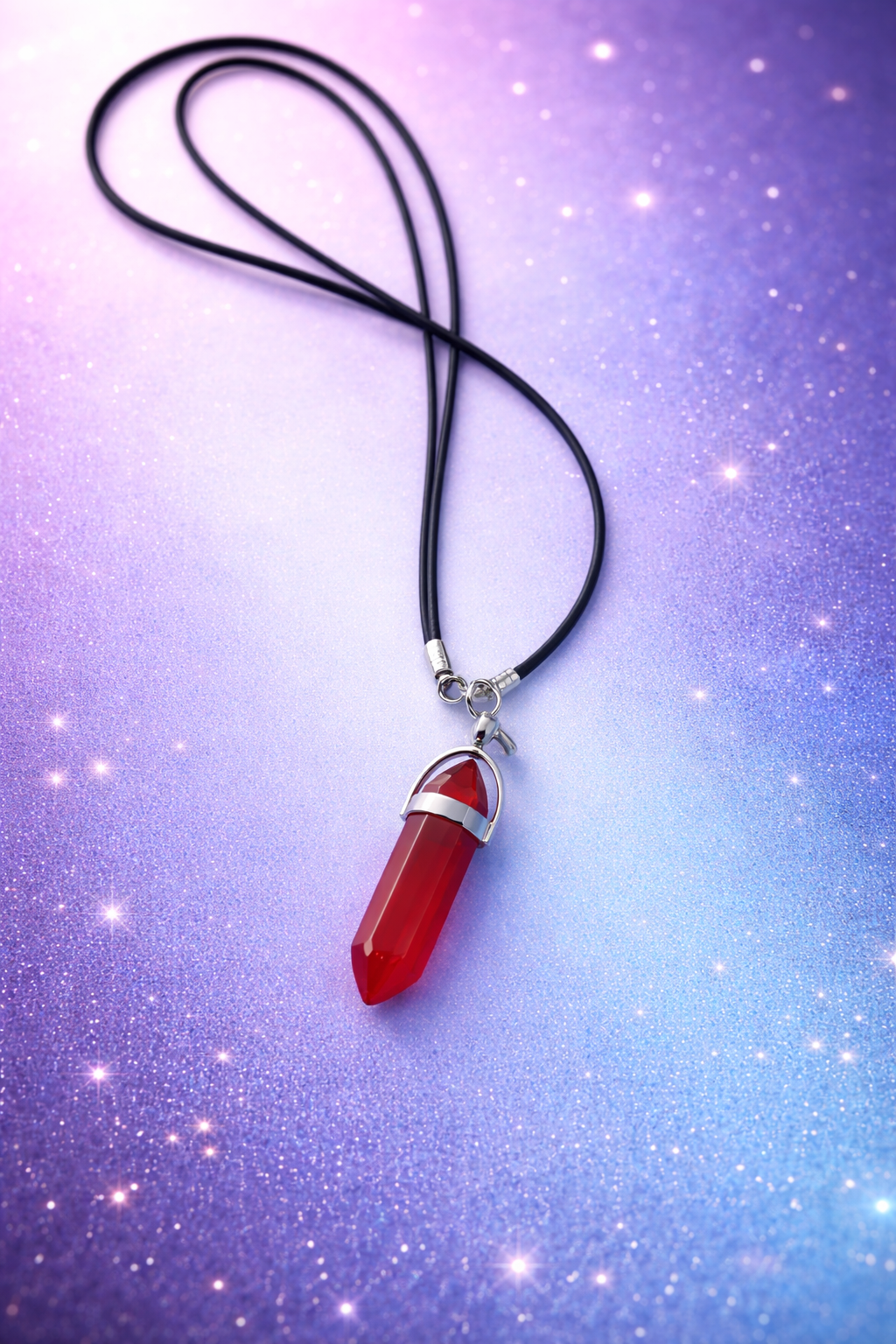 Pendentif Jade Rouge