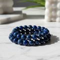 Bracelet Lapis Lazuli naturel perles 8mm