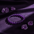 Bracelet énergétique améthyste naturelle intuition