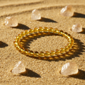 Bracelet énergétique citrine naturelle abondance